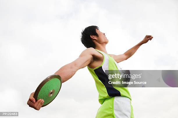 discus thrower - discus stock pictures, royalty-free photos & images