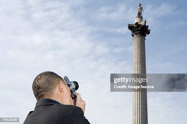 男性写真 nelsons の列 - ネルソンの記念碑 ストックフォトと画像
