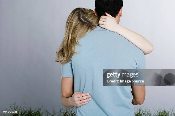 woman being consoled - boyfriend crying stock pictures, royalty-free photos & images