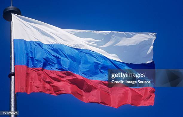 russian flag - russian flag foto e immagini stock