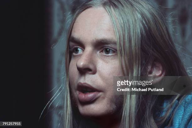 English composer and keyboard player Rick Wakeman pictured on 9th April 1975.