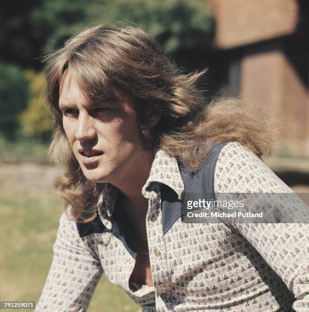 British guitarist and singer Alvin Lee of rock group Ten Years After, at home at Hook End Manor, later Hookend Recording Studios, Oxfordshire, 15th...
