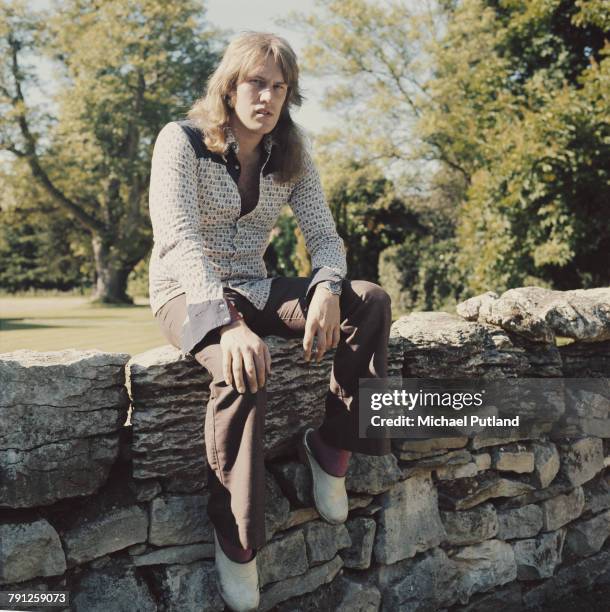 British guitarist and singer Alvin Lee of rock group Ten Years After, at home at Hook End Manor, later Hookend Recording Studios, Oxfordshire, 15th...