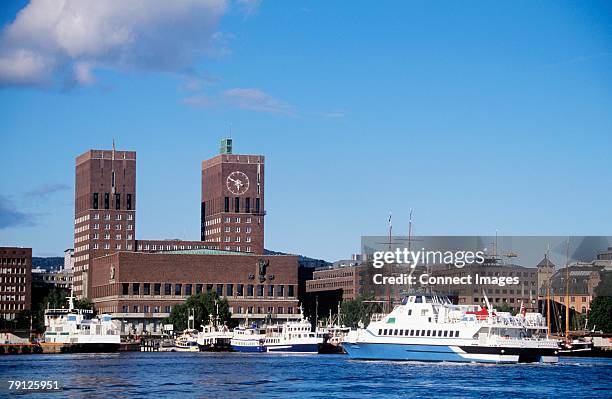 oslo harbour - fähre stock-fotos und bilder