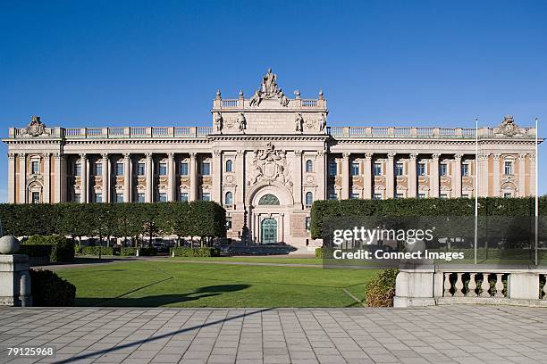 stockholm parliament building - swedish culture stock pictures, royalty-free photos & images