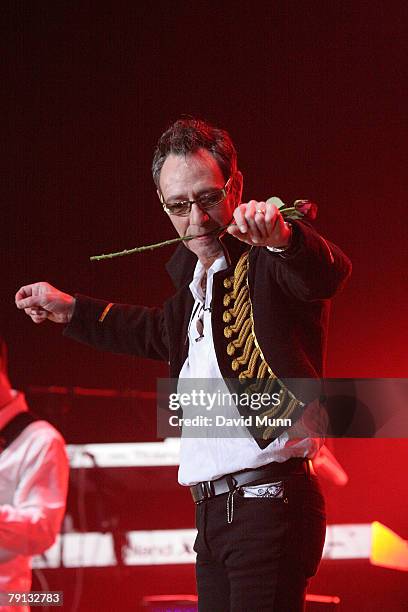 Phil Jones performs at The Number One Project in The Liverpool Echo Arena, January 19, 2008 in Liverpool, England.