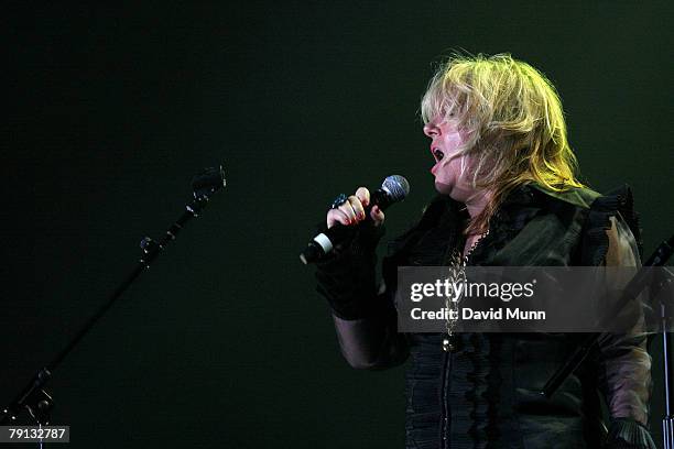 Connie Lush performing in The Liverpool Echo Arena on January 19, 2008 in Liverpool, England.