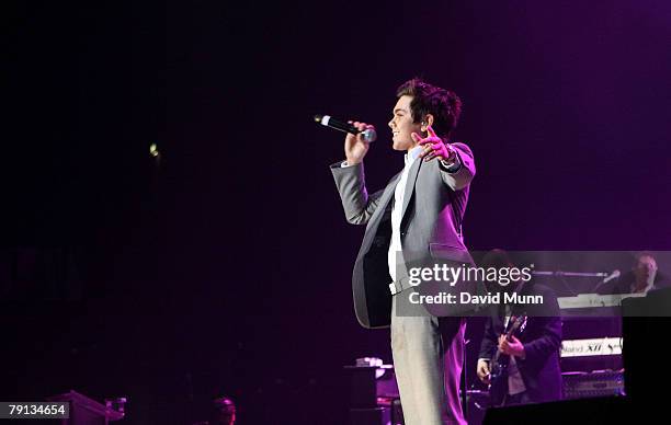 Ray Quinn performs at The Number One Project in The Liverpool Echo Arena, January 19, 2008 in Liverpool, England.