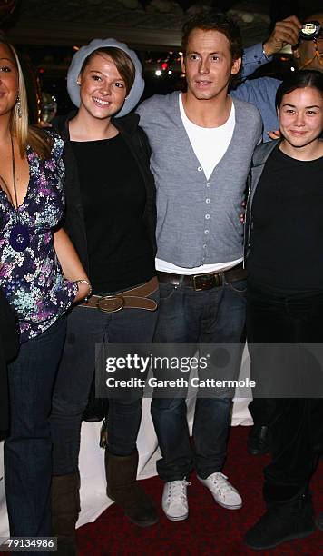 Joe and Shana Swash arrive at the Mad Hatter's Tea Party at the Grosvenor House Hotel on January 20, 2008 in London, England.