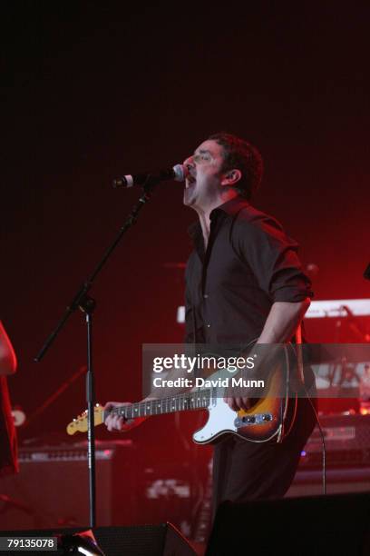 Amsterdam perform at The Number One Project in The Liverpool Echo Arena, January 19, 2008 in Liverpool, England.