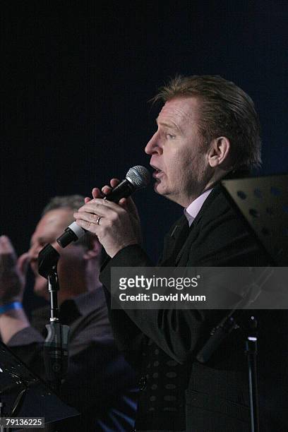 Mike McCartney of The Scaffold performs at The Number One Project in The Liverpool Echo Arena, January 19, 2008 in Liverpool, England.