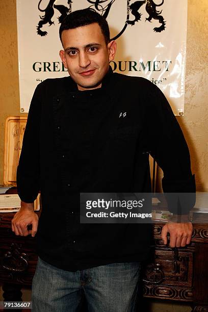 Chef Josh Green poses at the Gibson Guitar celebrity hospitality lounge held at the Miners Club during the 2008 Sundance Film Festival on January 20,...