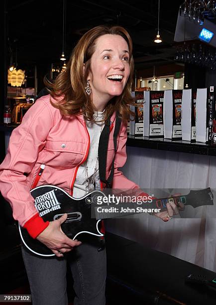 Actress Lea Thompson attends Fred Segal at The Lift on January 18, 2008 in Park City, Utah.