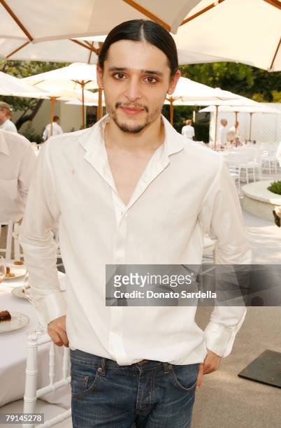 Designer Oliver Theyskens inside the "Couture Cares" exclusive Nina Ricci fashion show and luncheon to benefit Revlon/UCLA sponsored by Neiman Marcus...