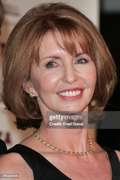 Jane Asher attends the Costa Book Awards 2007 at the Intercontinental Hotel on January 22, 2008 in London, England.