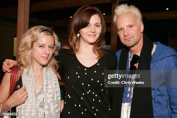 Musican Tori Castellano, Brett Anderson and Marvin Scott Jared attends Village at the Yard on January 20, 2008 in Park City, Utah.