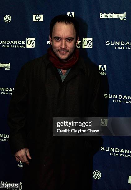 Musician Dave Matthews attends a screening of "Choke" at the Racquet Club Theatre during 2008 Sundance Film Festival on January 21, 2008 in Park...