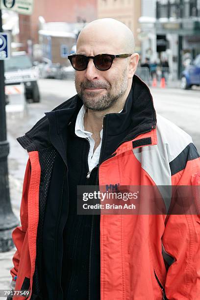 Actor Stanley Tucci seen around town at the 2008 Sundance Film Festival on January 20, 2008 in Park City, Utah.