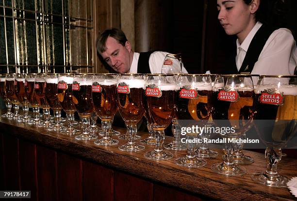 General view of atmosphere at the Stella Artois Media Dinner at the Stein Eriksen Lodge during 2008 Sundance Film Festival on January 22, in Park...