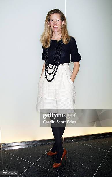 Designer Lela Rose attends The Tiffany & Co. Foundation's "Too Precious To Wear" launch to raise awareness of threatened marine animals at MoMA on...