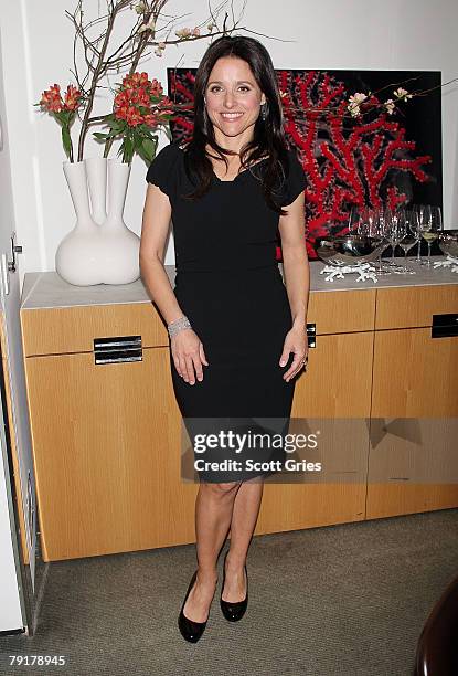 Actress Julia Louis-Dreyfus attends The Tiffany & Co. Foundation's "Too Precious To Wear" launch to raise awareness of threatened marine animals at...