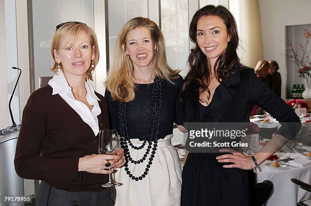 Marie Claire editor-in-chief Joanna Cole, designer Lela Rose, and Olivia Chantecaille attend The Tiffany & Co. Foundation's "Too Precious To Wear"...