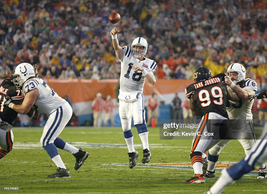 Super Bowl XLI - Indianapolis Colts vs Chicago Bears