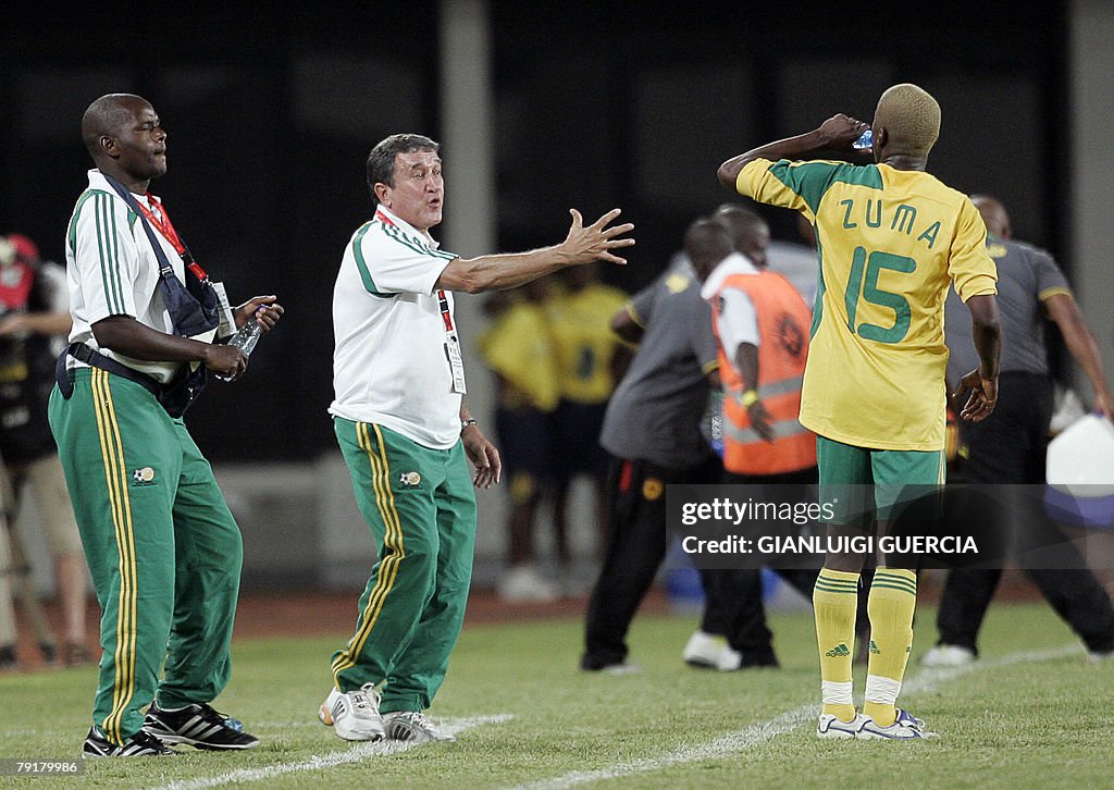 South African coach  Brazilian born Carl