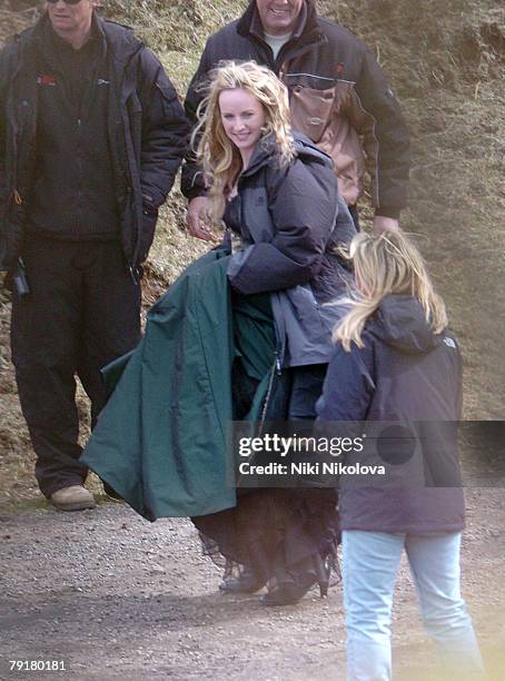 Michelle Pfeiffer *Body Double* on the set of the new Movie "Stardust" filmed on the Isle of Skye Exclusive
