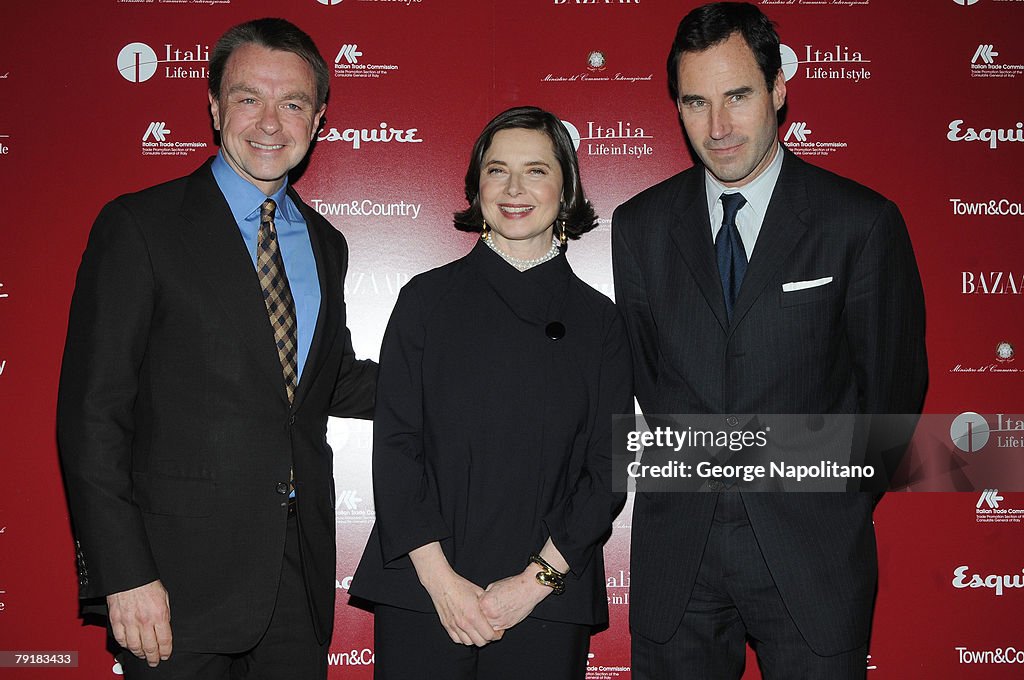 Isabella Rossellini Honored As New Face Of "Made In Italy"
