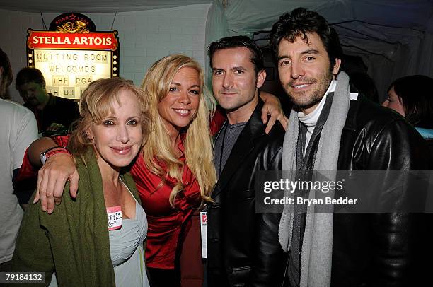 Producers Elana Krausz, Chase Masterson, James Kerwin, and Josh Comen attend the PGA Producer's Lab Screening Series during the 2008 Sundance Film...