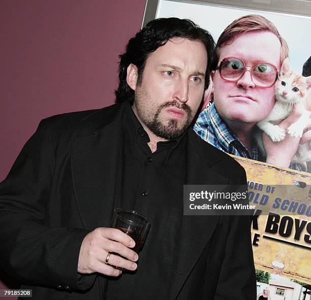 Actor John Paul Tremblay arrives at the premiere of Screen Media Film's "Trailer Park Boys: The Movie" at the Laemmle's Sunset 5 Theater on January...