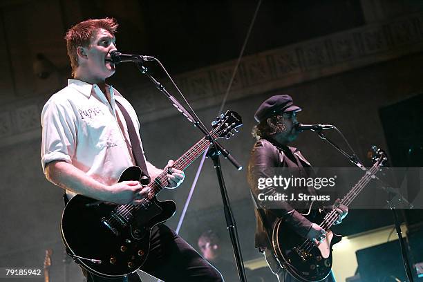 Josh Homme and Alain Johannes of Queens of the Stone Age