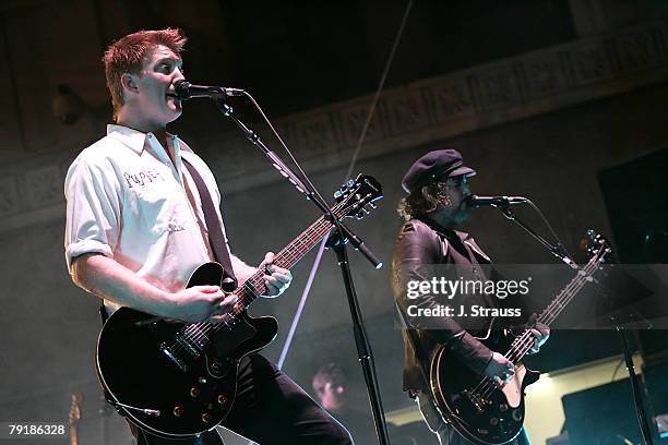 Josh Homme and Alain Johannes of Queens of the Stone Age