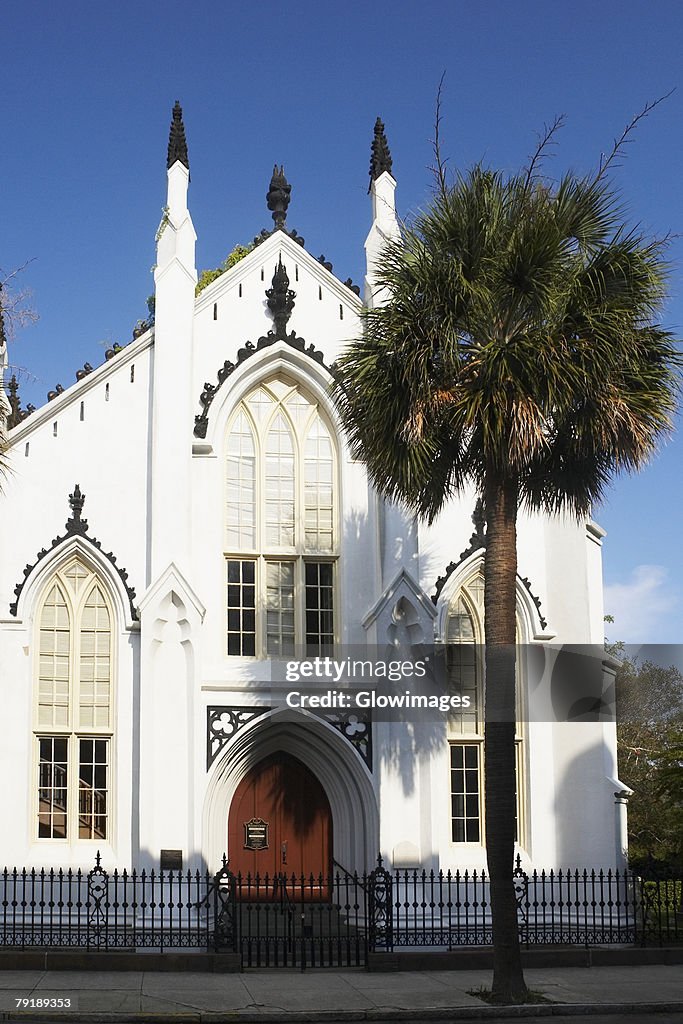 Facade of a church, St. Philips Church, Charleston, South Carolina, USA