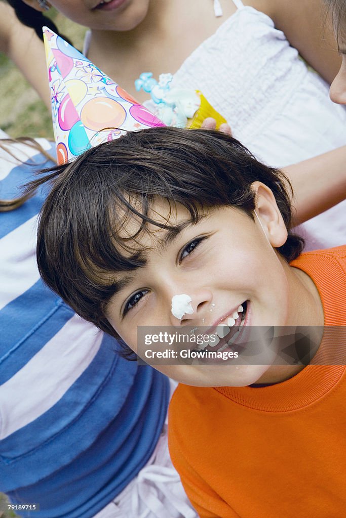 Portrait of a boy smiling