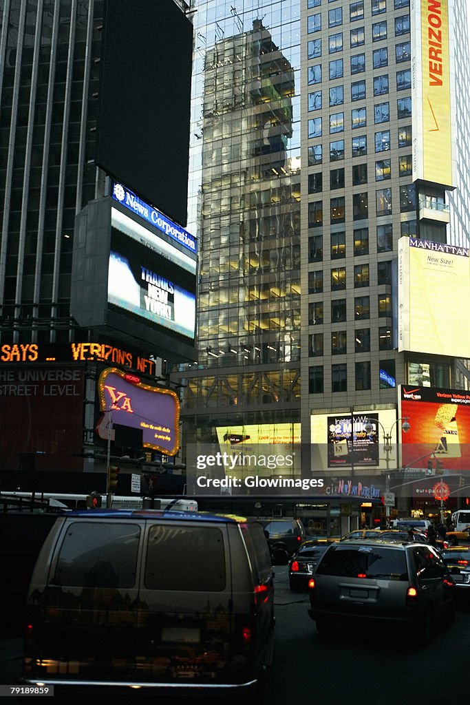 Buildings in a city, Times Square, Manhattan, New York City, New York State, USA