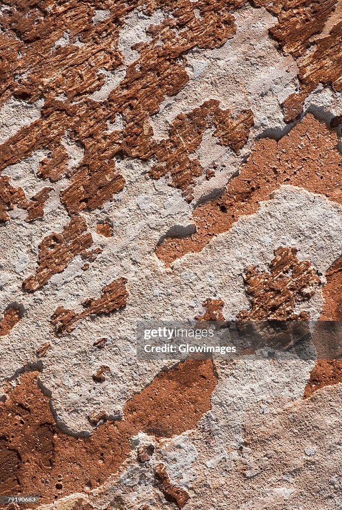 Close-up of a weathered wall