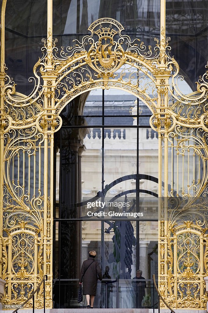 Close-up of a gate, Rome, Italy