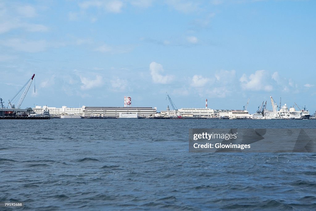 Cruise ships at a commercial dock, Pearl Harbor, Honolulu, Oahu, Hawaii Islands, USA