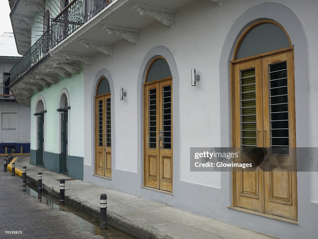 Buildings along a street, Old Panama, Panama City, Panama