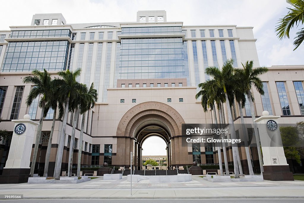 Low angle view of a courthouse, Florida, USA