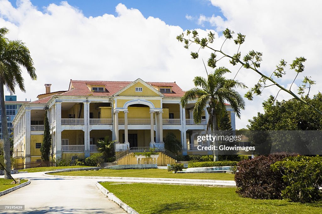 Garden near a museum, National Museum, Nassau, Bahamas