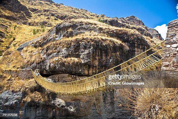 Peruvian Rope Bridge 3,699 Rope Bridge Stock Photos, High-Res Pictures, and Images - Getty ...