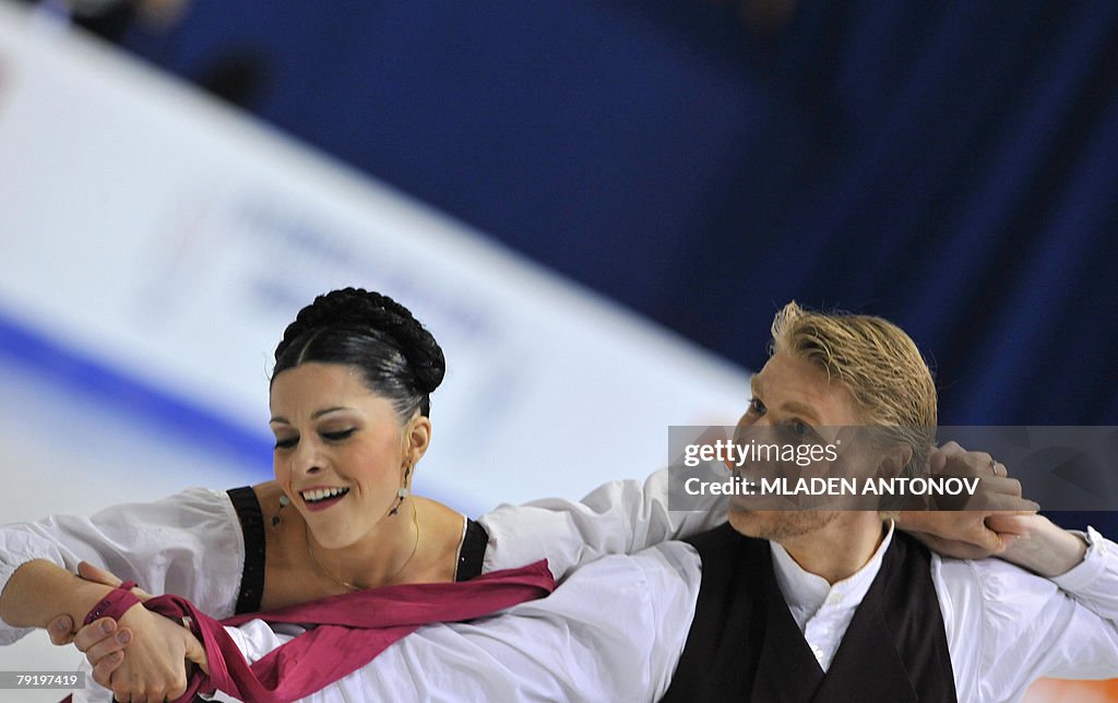 France's Isabelle  Delobel and Olivier S