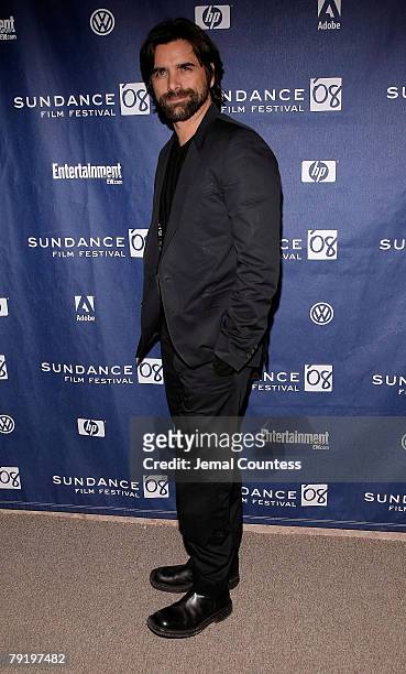 Actor John Stamos attends the premiere of "A Raisin In The Sun" at the Eccles Theatre during the 2008 Sundance Film Festival on January 23, 2008 in...
