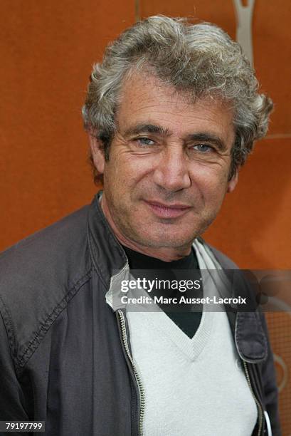 Michel Boujenah arrives in the 'Village', the VIP area of the French Open at Roland Garros arena in Paris, France on June 7, 2007