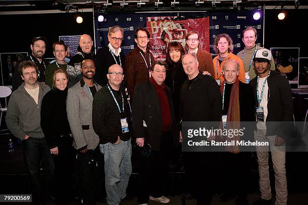Composer John Frizzell, director Patrick Creadon, actress Amy Redford, composer Peter Golub, producer Neil Meron, composer Mervyn Warren, director...