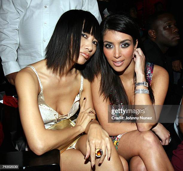 Bai Ling and Kim Kardashian