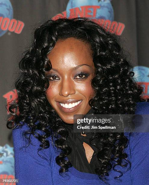 Tre Armstrong attends a Handprint Ceremony at Planet Hollywood on January 24, 2008 in New York City.